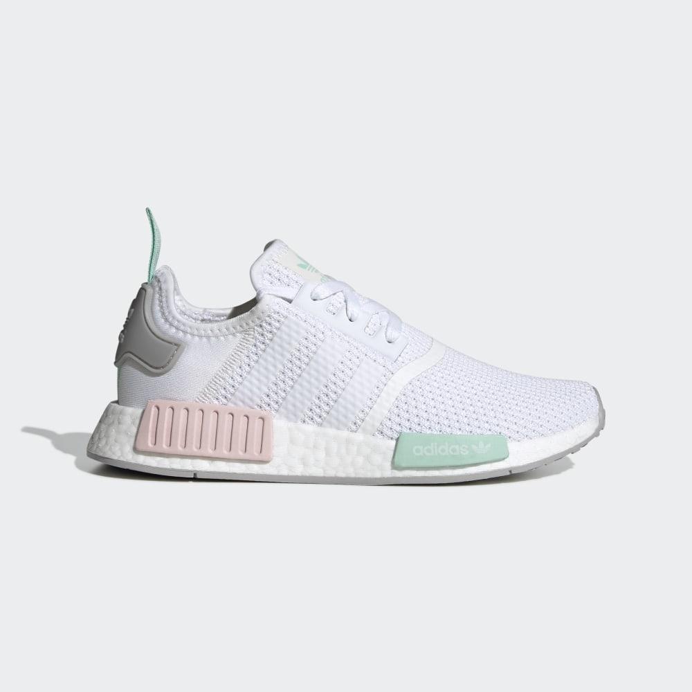Originals Adidas NMD_R1 Dama Romania - Albi/Gri/Verde Menta FX7197